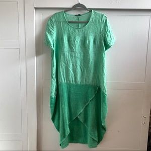 $16 Sale! NWT Collete Linen Dress Made in Italy L